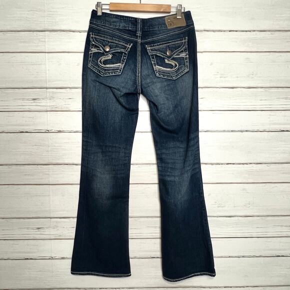 Silver Jeans Suki Surplus Bootcut Stretch Denim Size 28 - Picture 2 of 11